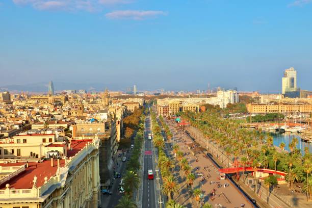 istock Passeig de Colom in Barcelona 1165098126