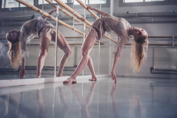 istock Jazzy ballerina in ballet studio. 1165098806