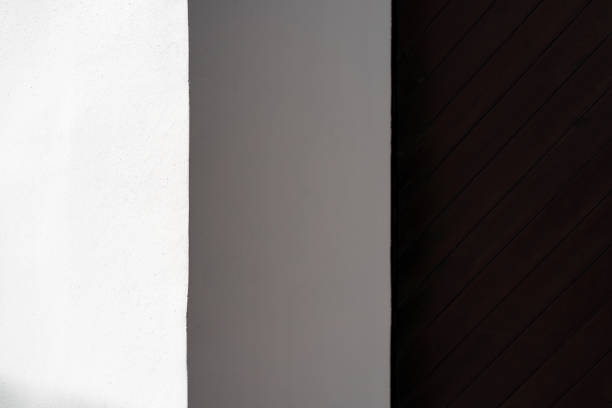 istock Corner of a house with a white wall 1165101813