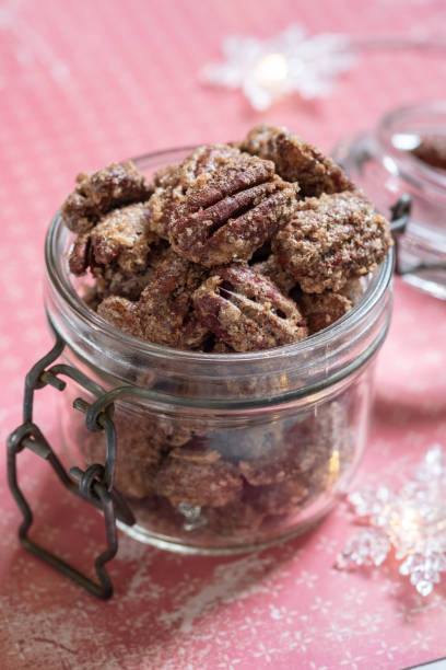 istock Candied almond and pecan with brown sugar and cinnamon 1165103268
