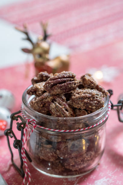 istock Candied almond and pecan with brown sugar and cinnamon 1165103274