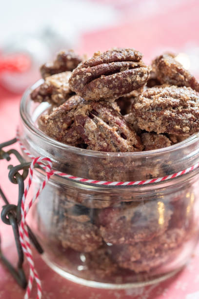 istock Candied almond and pecan with brown sugar and cinnamon 1165103312