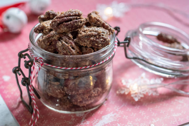 istock Candied almond and pecan with brown sugar and cinnamon 1165104325