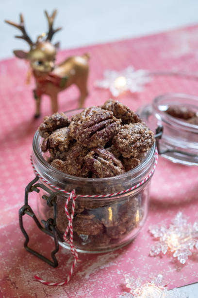 istock Candied almond and pecan with brown sugar and cinnamon 1165104350