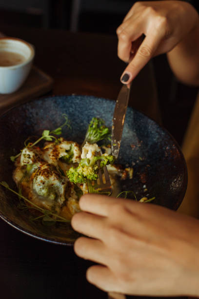 istock focus on food and coffee cups 1165104846