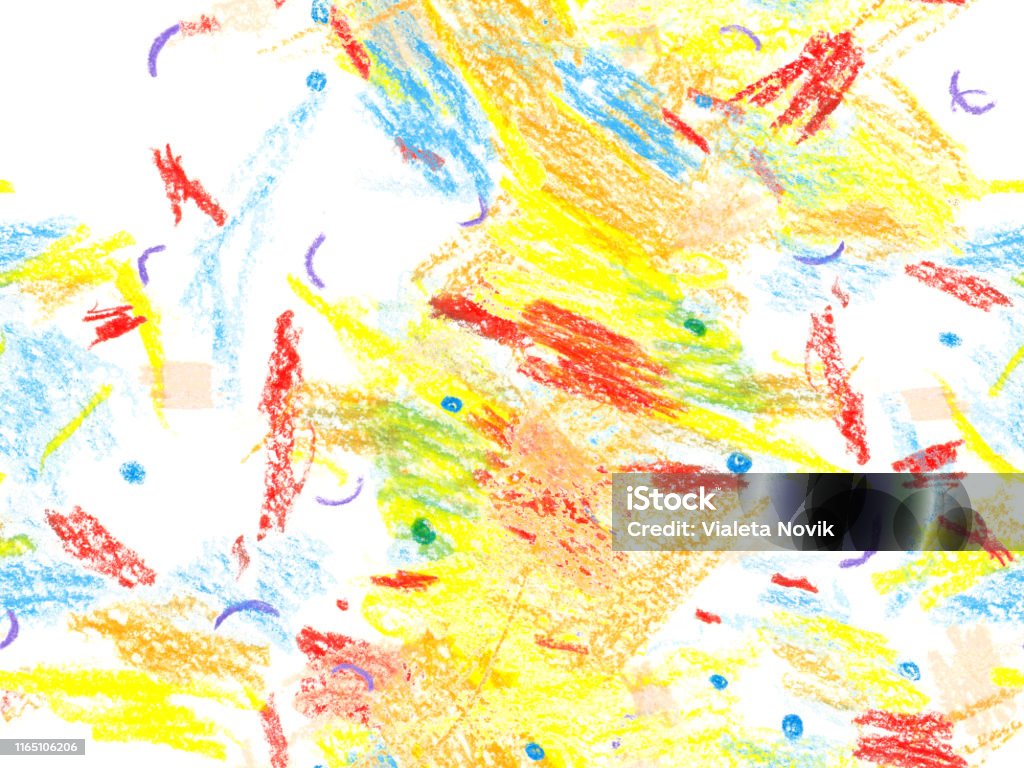Drawing Crayons Header Creative Crayon Header Stock Illustration - Download Image Now ...