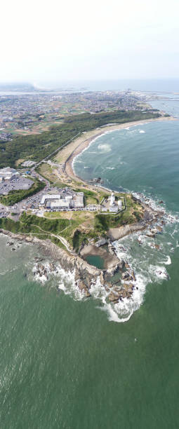 istock Aerial inubousaki lighthouse 1165106238