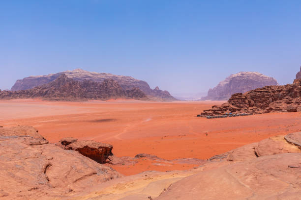 istock Panoramic view of the Wadi Rum desert, Jordan 1165107107