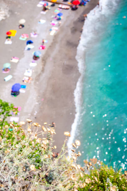 istock Beautiful beach in the reserve Gargano above view 1165107343