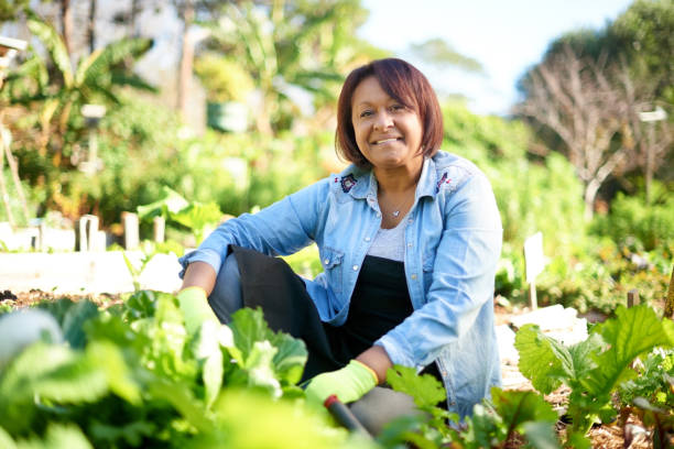 istock Gardening is my exercise because I'm constantly moving my body 1165108817
