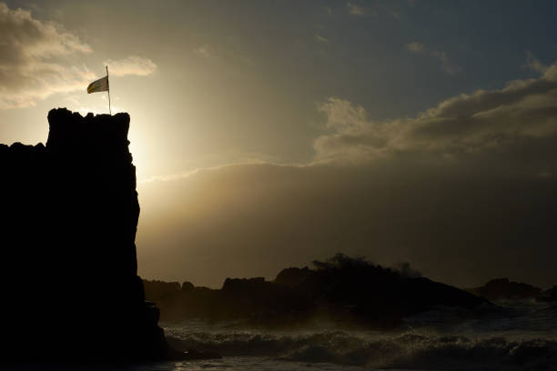 istock Sunset at Playa de el Bollullo in Tenerife 1165110510