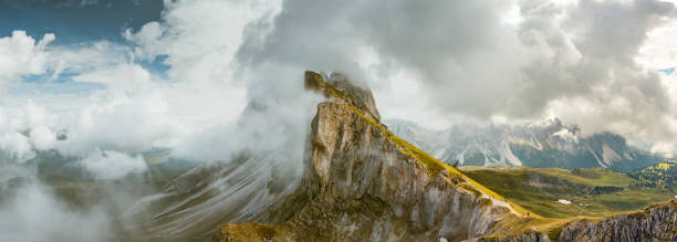 istock Amazing view Dolomites mountains from Seceda over Odle Puez 1165110702