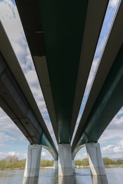 istock Concrete structure of the North Bridge in Warsaw. 1165110720