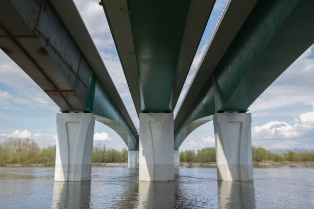 istock Concrete structure of the North Bridge in Warsaw. 1165110742