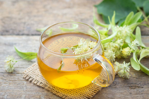 istock Cup of fresh herbal tea with linden blossom 1165114634