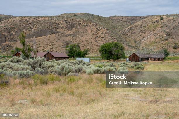 View Of The Tulelake Internment Camp A War Relocation Center During Ww2 For For The Incarceration Of Japanese Americans Stock Photo - Download Image Now