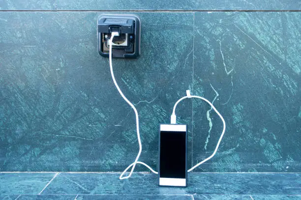 Photo of Smartphone Charging