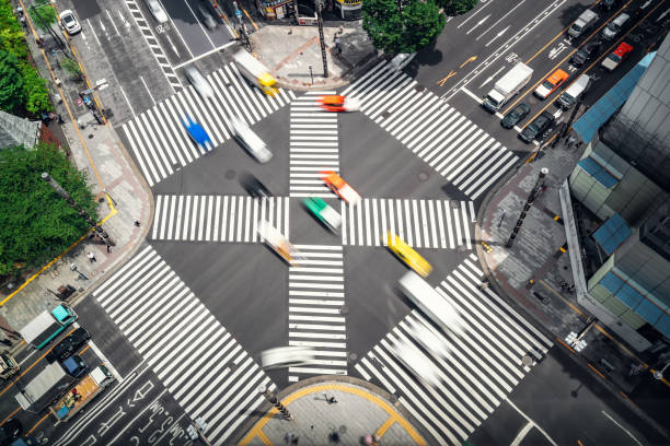 istock Busy Crossroad  in Tokyo 1165126843