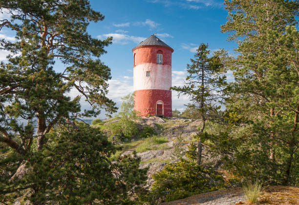 istock Aarholma lighthouse, Sweden east coast 1165128922