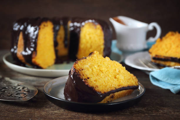 istock Brazilian carrot bundt cake with chocolate icing 1165129880