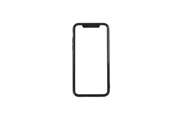 istock Hands holding the phone in a white background 1165130583