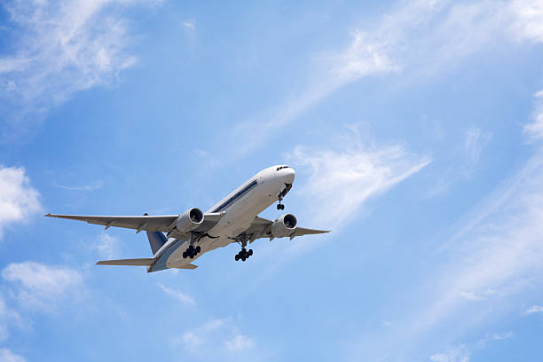 istock Jet Aeroplane Taking Off into Bright Sky 116513310