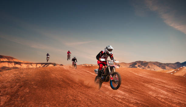 motocross - motor racing track motorcycle sports race competition photos et images de collection
