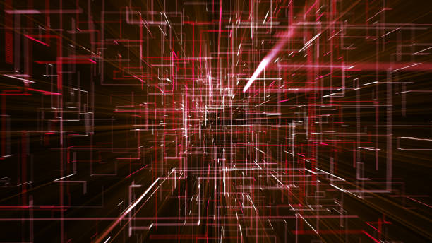 istock 3D illustration of network connection dots and lines. Technology background. 1165145794