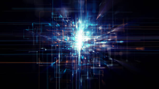 istock 3D illustration of network connection dots and lines. Technology background. 1165145884