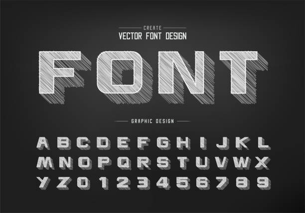 Bold Drawing Script 140+ How To Draw Bold Letters Stock Illustrations, Royalty-Free Vector ...