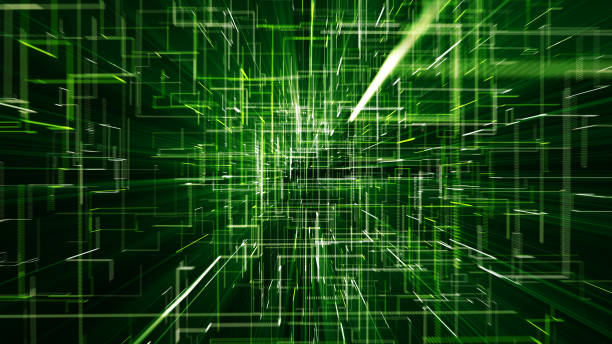 istock 3D illustration of network connection dots and lines. Technology background. 1165146658