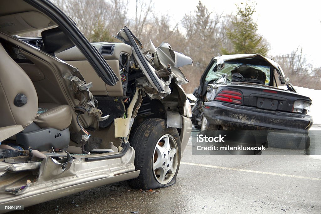 Accident de voiture - Photo de Accident de voiture libre de droits