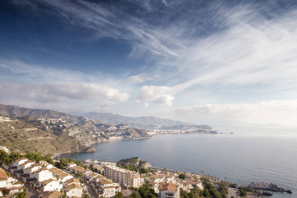 istock view from a hill side looking down at the town of almunecar 1165148952