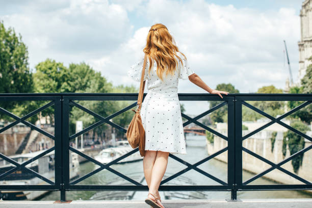 istock Young woman in Paris 1165151056