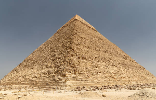 istock Pyramid of Khafre in Giza Pyramid Complex, Cairo, Egypt 1165153033