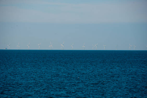 offshore wind energy farm in the baltic sea, germany