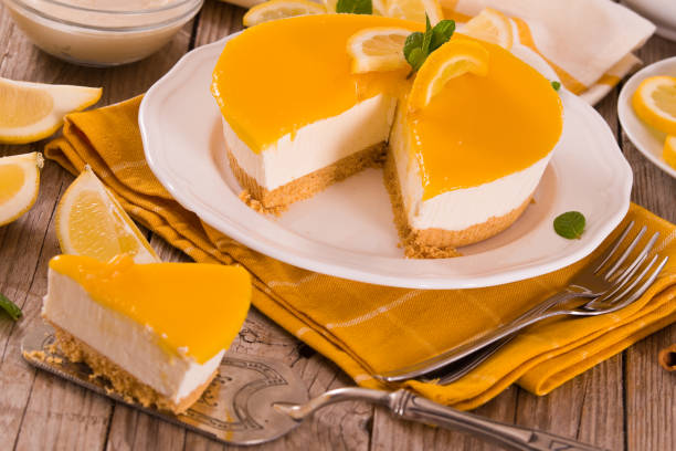 istock Lemon and mascarpone cheesecake. 1165170387