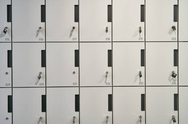 istock lockers in the changing room office 1165172917