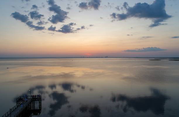 istock Evening sky on Mobile Bay, Alabama 1165176201