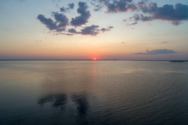 istock Evening sky on Mobile Bay, Alabama 1165176202