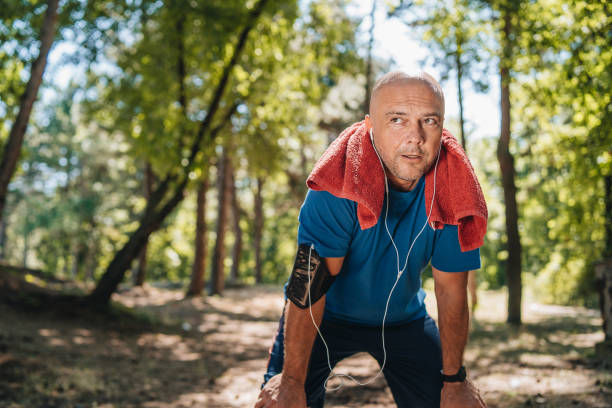 istock Sportsman taking a breath 1165177626