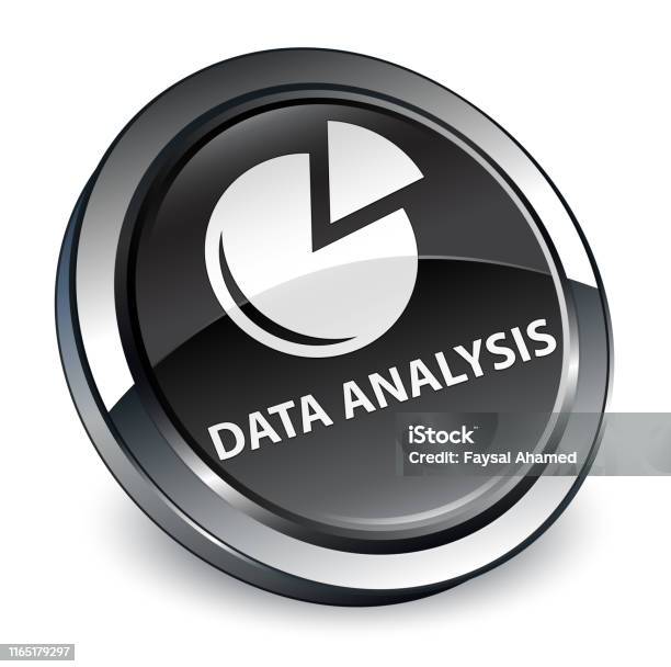 Add Analytes Button Data Analysis 3d Black Round Button Stock Illustration - Download Image ...