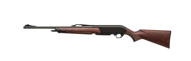 istock modern semi-automatic hunting rifle isolated on white 1165179825