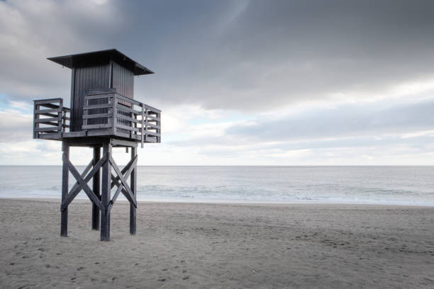 istock lifeguard lookout tower 1165184023