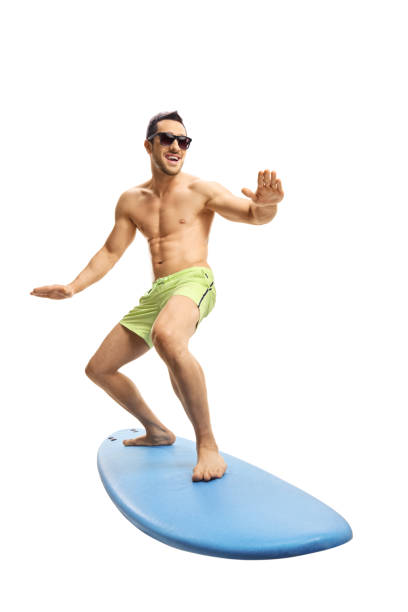 istock Attractive young surfer on a surfboard 1165184297