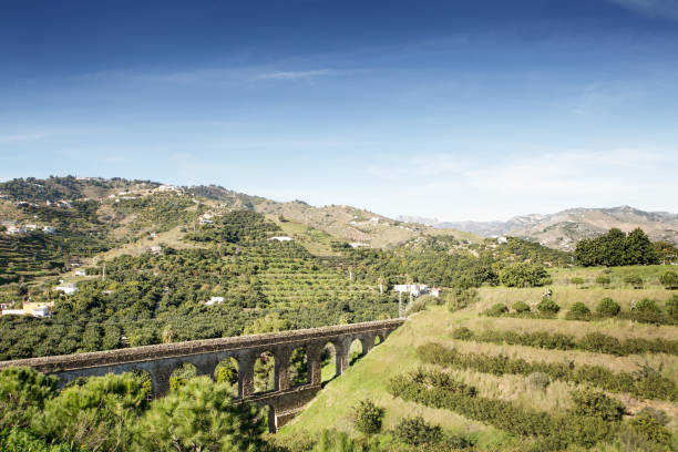 aqueduct built by the Romans in almunecar spain