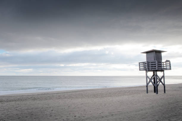 istock lifeguard lookout tower 1165189781