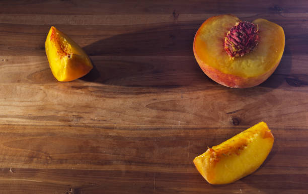 istock juicy slices of ripe peach 1165192450