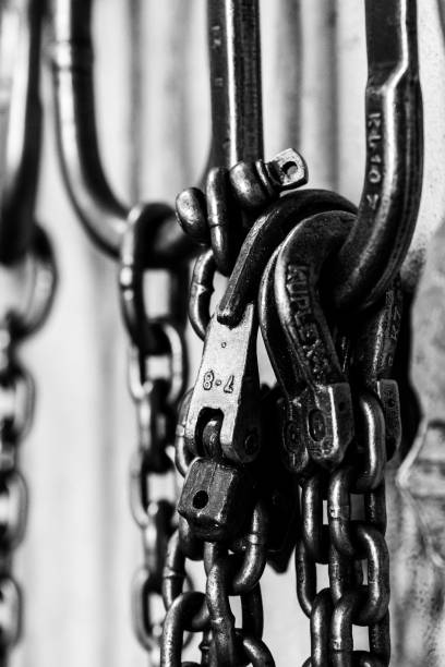 istock steel chain with mounting equipment 3 1165194123
