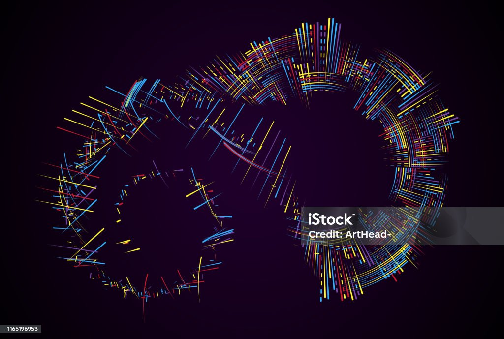 Sorting Binary Code Vector Technology Background Stock Illustration ...